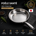 Poêle artisanale en 100% titane pur sans toxines - OPERMAL®