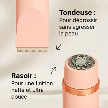 Rasoir 2 en 1 | Doux pour toutes les zones sensibles