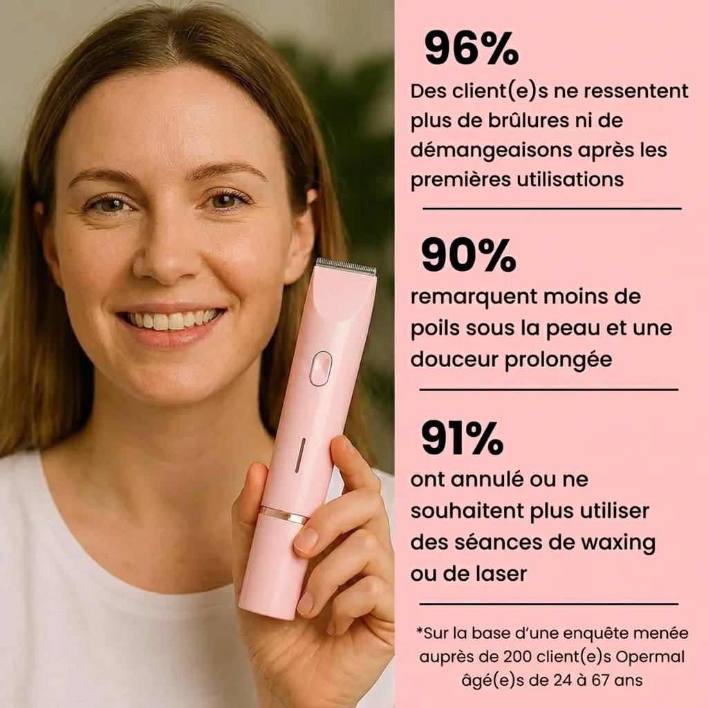 Rasoir 2 en 1 | Doux pour toutes les zones sensibles