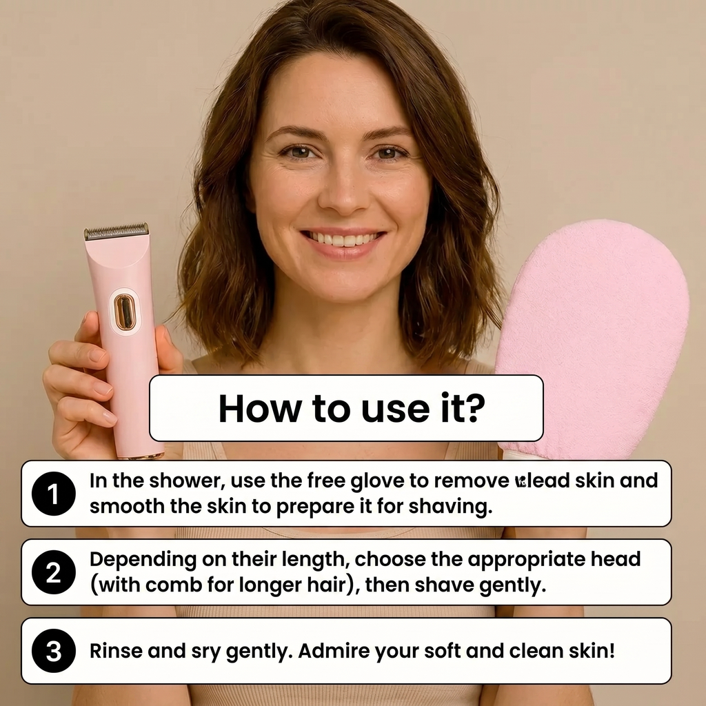 2-in-1 Razor | Gentle on All Sensitive Areas